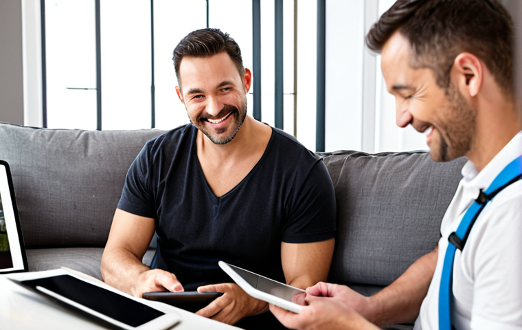 **
Prompt: A civil engineer in their late 30s, dressed in smart-casual attire, time blocking on a digital tablet while sitting on their couch. The scene is set in a modern, well-lit living room with family photos in the background. The engineer is smiling slightly, and their tablet shows a clearly organized schedule with color-coded blocks for "Work Project," "Gym," and "Family Dinner." Emphasis on balance and organization. Natural lighting. Realistic rendering.
**