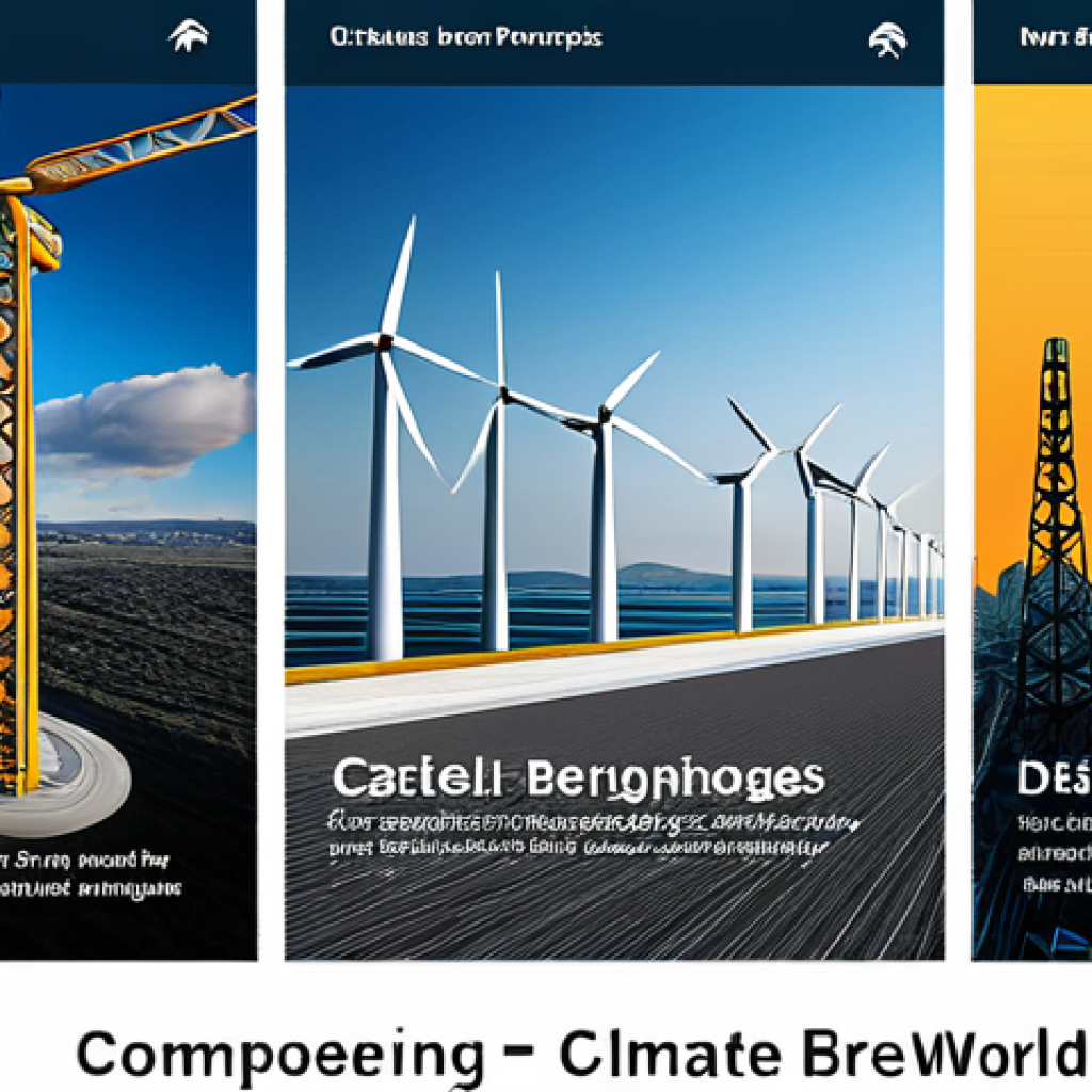 토목공학 현장에서의 기후변화 대응 - The user wants three detailed image prompts in English, based on the provided text about civil engin...