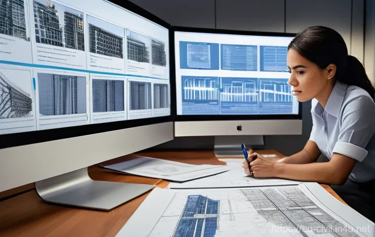 토목공학에서 토질시험의 중요성 - **Prompt: Geotechnical Site Investigation in Action**
    A diverse team of professional civil engin...