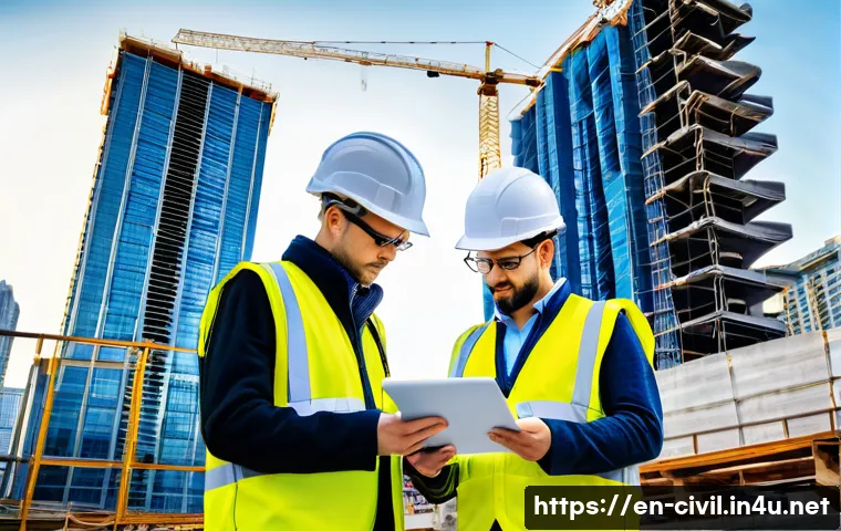 토목기사 강의에서 배우는 핵심 내용 - The Architects of Resilience: Modern Skyscraper Construction**
A detailed, vibrant image showcasing ...